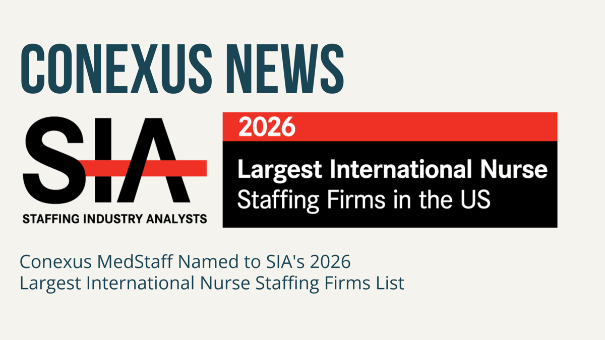 Conexus MedStaff Named To SIA's 2026 Largest International Nurse Staffing Firms List