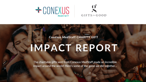 Conexus MedStaff and Gifts for Good: a Global Partnership Making a Difference