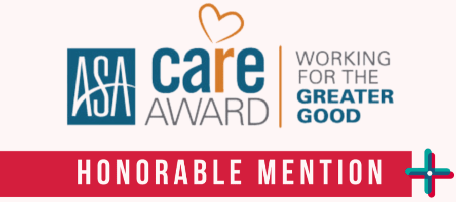 ASA Care Award Honorable Mention